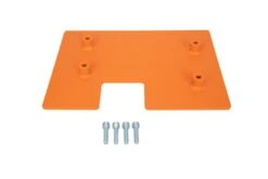 Motor Aufbockplatte Orange