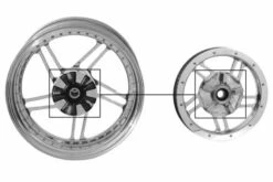 Pulley Triple Poliert -Thunderbike Verkaufsgeschäft 04 70 020v 23 4