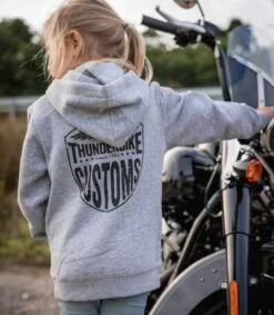 Thunderbike Kids Hoodie New Custom Grau 13 Thunderbike Kids Hoodie New Custom Grau -Thunderbike Verkaufsgeschäft 19 00 1013v 6