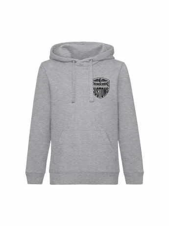 Thunderbike Kids Hoodie New Custom Grau 3 Thunderbike Kids Hoodie New Custom Grau