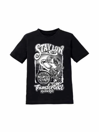 Thunderbike Kids T-Shirt StayLow Schwarz 3 Thunderbike Kids T-Shirt StayLow Schwarz