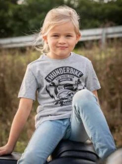 Thunderbike Kids T-Shirt Boneracer Grau 11 Thunderbike Kids T-Shirt Boneracer Grau -Thunderbike Verkaufsgeschäft 19 01 1153v 4