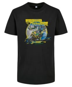 Thunderbike Kinder T-Shirt Motorradschuppen Schwarz