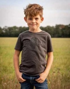 Thunderbike Kinder T-Shirt Just Ride Grau -Thunderbike Verkaufsgeschäft 19 01 1333v 3