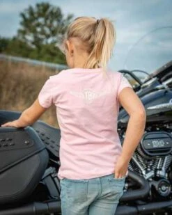Thunderbike Kinder T-Shirt Skull Rider Rosa -Thunderbike Verkaufsgeschäft 19 01 13510v 4