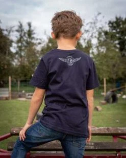 Thunderbike Kinder T-Shirt Skull Rider Blau -Thunderbike Verkaufsgeschäft 19 01 1359v 41