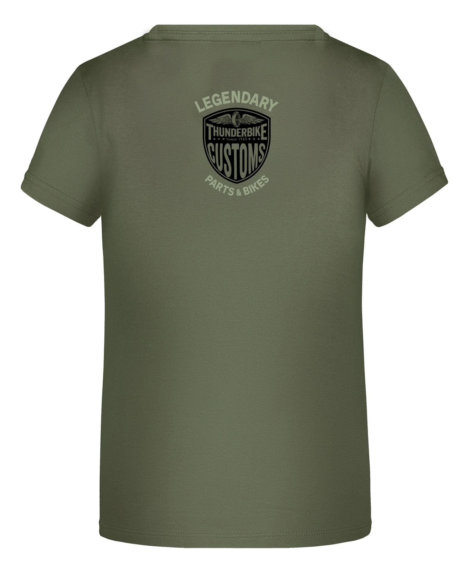 Thunderbike Kinder T-Shirt Speedy Helmet Oliv Grün 4 Thunderbike Kinder T-Shirt Speedy Helmet Oliv Grün – Bild 2