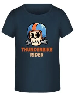 Thunderbike Kinder T-Shirt Wrench Skull Dunkelblau