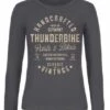 Thunderbike Damen Longsleeve Handcrafted Grau