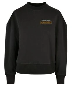 Thunderbike Damen Sweater Oversize Genuine Service Schwarz