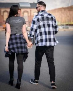 Thunderbike Damen T-Shirt Classic Vintage Grau -Thunderbike Verkaufsgeschäft 19 11 1233v 3