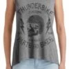 Thunderbike Damen Tank Top Helmet Skull Grau -Thunderbike Verkaufsgeschäft 19 11 1303v1