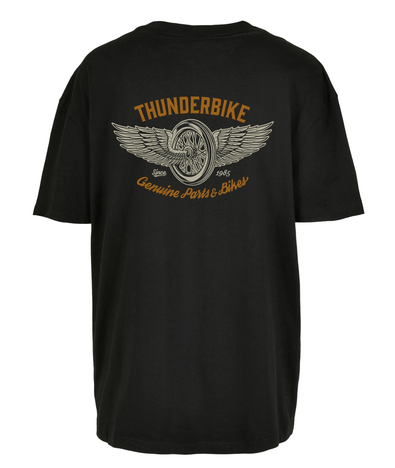 Thunderbike Damen T-Shirt Oversize Flying Wheel 2.0 Schwarz 4 Thunderbike Damen T-Shirt Oversize Flying Wheel 2.0 Schwarz – Bild 2