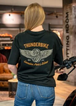 Thunderbike Damen T-Shirt Oversize Flying Wheel 2.0 Schwarz 9 Thunderbike Damen T-Shirt Oversize Flying Wheel 2.0 Schwarz -Thunderbike Verkaufsgeschäft 19 11 1551v 4a