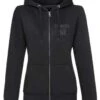 Thunderbike Damen Zip Hoodie Death Head Schwarz -Thunderbike Verkaufsgeschäft 19 20 1071v