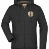 Thunderbike Damen Zip Hoodie Original Schwarz