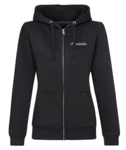 Thunderbike Damen Zip Hoodie Flying Wheel 2.0 Schwarz