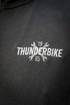 Thunderbike Troyer 1/4 Zip Sweater Schwarz -Thunderbike Verkaufsgeschäft 19 30 1191v 31