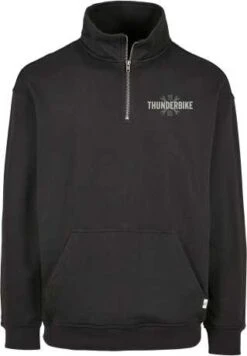 Thunderbike Troyer 1/4 Zip Sweater Schwarz