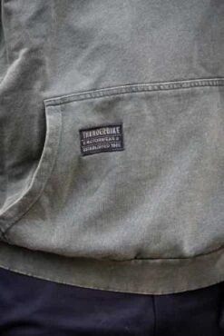 Thunderbike Hoodie Garage Olive Grün -Thunderbike Verkaufsgeschäft 19 30 1194v 41