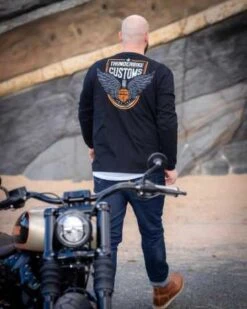 Thunderbike Longsleeve Customs Schwarz -Thunderbike Verkaufsgeschäft 19 30 1211v 2
