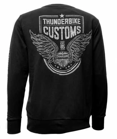 Thunderbike Sweatshirt Customs Grau 4 Thunderbike Sweatshirt Customs Grau – Bild 2