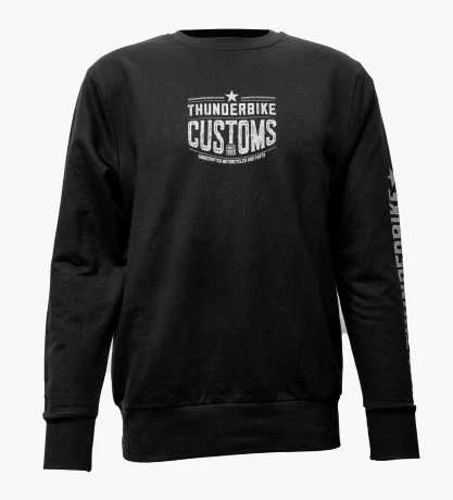 Thunderbike Sweatshirt Customs Grau 3 Thunderbike Sweatshirt Customs Grau
