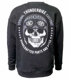 Thunderbike Sweatshirt Legendary Grau -Thunderbike Verkaufsgeschäft 19 30 1253v 31