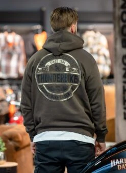 Thunderbike Hoodie Genuine Service Braun -Thunderbike Verkaufsgeschäft 19 30 1515v 4