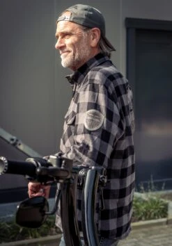 Thunderbike Biker Shirt New Custom Karo Grau/schwarz 9 Thunderbike Biker Shirt New Custom Karo Grau/schwarz -Thunderbike Verkaufsgeschäft 19 31 0023av 32