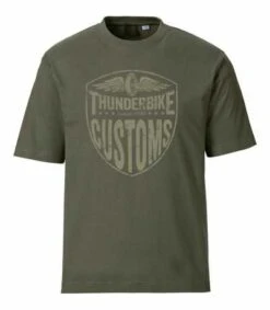Thunderbike T-Shirt New Custom, Oliv