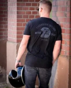 Thunderbike T-Shirt Flying Pan, Schwarz -Thunderbike Verkaufsgeschäft 19 31 1021v 2