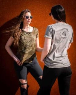 Thunderbike T-Shirt US Flag, Grau 12 Thunderbike T-Shirt US Flag, Grau -Thunderbike Verkaufsgeschäft 19 31 1043v 3