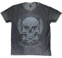 Thunderbike T-Shirt Death´s Head V2 Grau