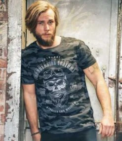 Thunderbike T-Shirt Bearded Skull Schwarz/grau 9 Thunderbike T-Shirt Bearded Skull Schwarz/grau -Thunderbike Verkaufsgeschäft 19 31 1106v 3