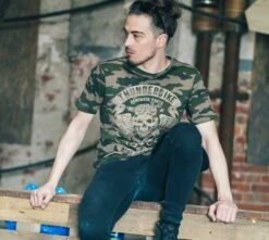 Thunderbike T-Shirt Speed Skull Olive -Thunderbike Verkaufsgeschäft 19 31 1116v 3