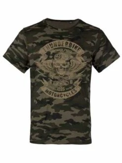 Thunderbike T-Shirt Speed Skull Olive
