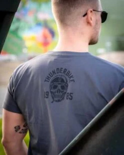 Thunderbike T-Shirt Ride Till Death Grau -Thunderbike Verkaufsgeschäft 19 31 1243v 2