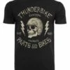 Thunderbike T-Shirt Helmet Skull Schwarz