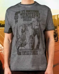 Thunderbike T-Shirt 35th Anniversary Grau -Thunderbike Verkaufsgeschäft 19 31 1323v 31