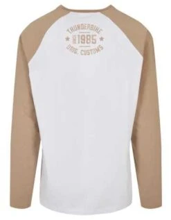 Thunderbike Longsleeve Handcrafted Weiß/beige -Thunderbike Verkaufsgeschäft 19 31 1422 22