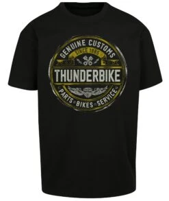 Thunderbike T-Shirt Oversize Genuine Service Schwarz