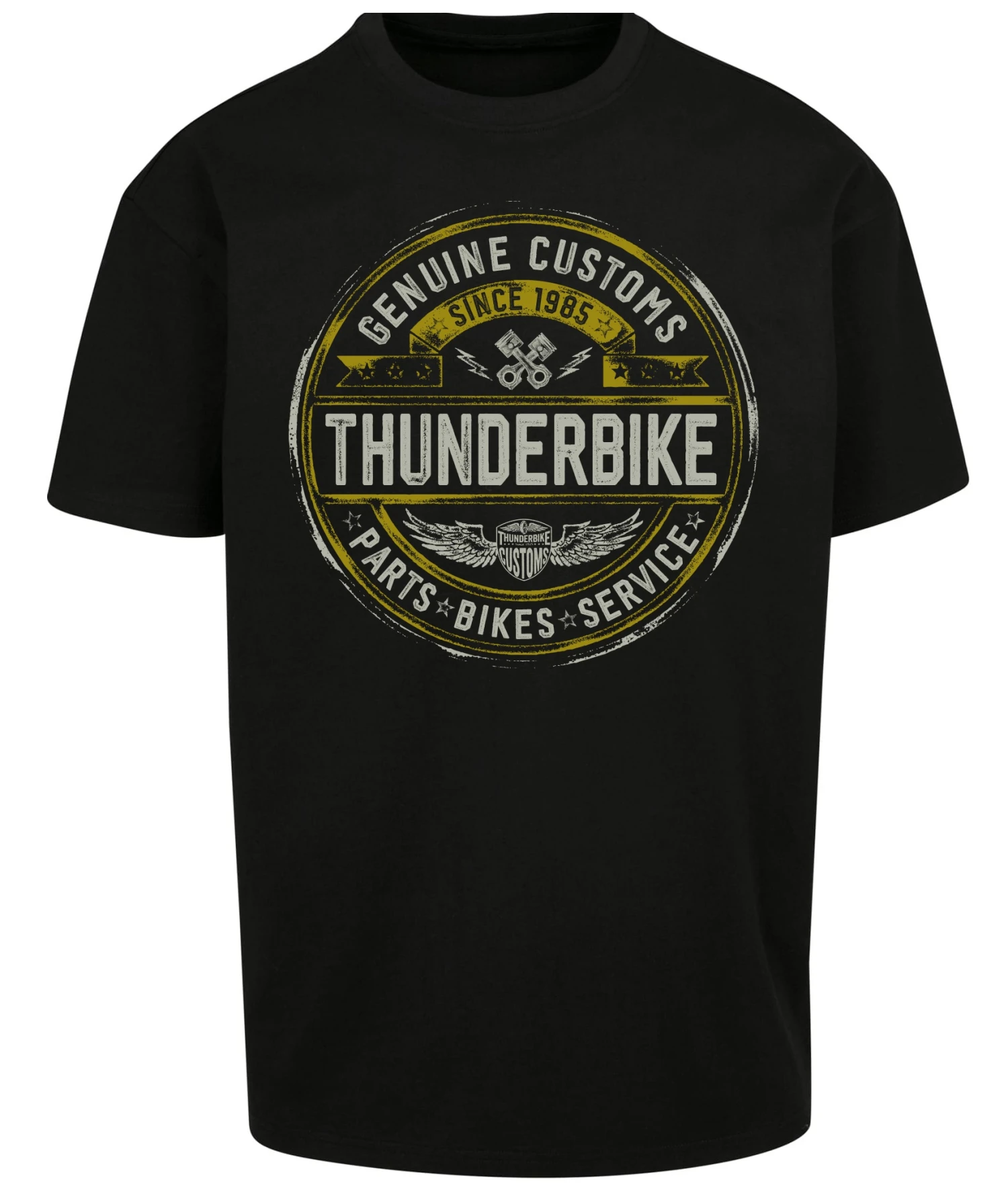 Thunderbike T-Shirt Oversize Genuine Service Schwarz 3 Thunderbike T-Shirt Oversize Genuine Service Schwarz