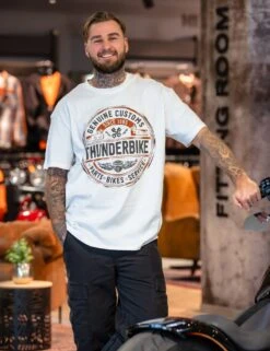 Thunderbike T-Shirt Oversize Genuine Service Weiß 11 Thunderbike T-Shirt Oversize Genuine Service Weiß -Thunderbike Verkaufsgeschäft 19 31 1512v 3
