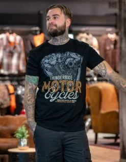 Thunderbike T-Shirt Grand Classic Schwarz -Thunderbike Verkaufsgeschäft 19 31 1521v 3