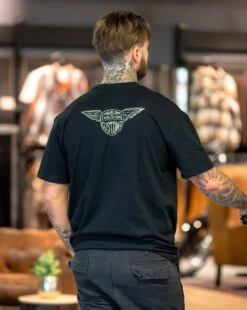 Thunderbike T-Shirt Oversize Sketch Glamor Schwarz -Thunderbike Verkaufsgeschäft 19 31 1541v 4