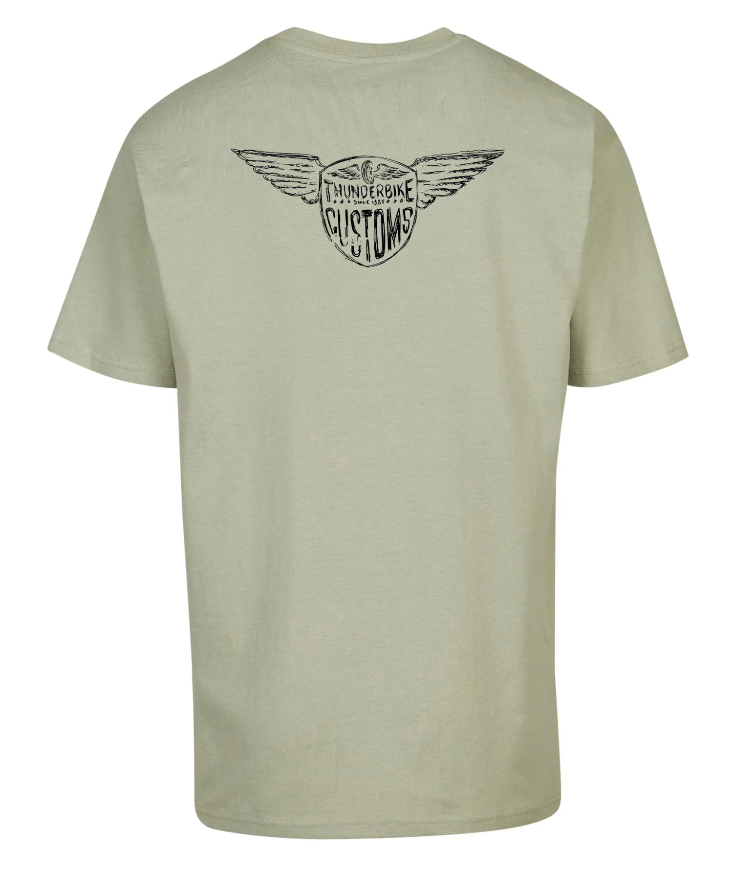 Thunderbike T-Shirt Oversize Sketch Glamor Mint Grün 4 Thunderbike T-Shirt Oversize Sketch Glamor Mint Grün – Bild 2