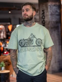 Thunderbike T-Shirt Oversize Sketch Glamor Mint Grün 10 Thunderbike T-Shirt Oversize Sketch Glamor Mint Grün -Thunderbike Verkaufsgeschäft 19 31 1544v 3