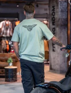 Thunderbike T-Shirt Oversize Sketch Glamor Mint Grün 11 Thunderbike T-Shirt Oversize Sketch Glamor Mint Grün -Thunderbike Verkaufsgeschäft 19 31 1544v 4