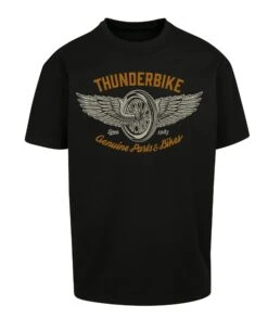 Thunderbike T-Shirt Oversize Flying Wheel 2.0 Schwarz